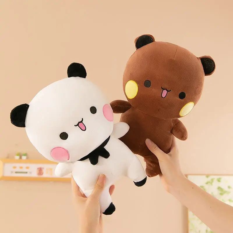 Horúce roztomilé Bubu a Dudu panda plyšové hračky roztomilé panda yier bábiky vankúše Detské darčeky zbierka kawaii plyšová bábika