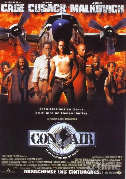 Horúce vzácne klasické filmové Con Air 1997 Art Silk Plagát Wall Art Domov Ozdoby