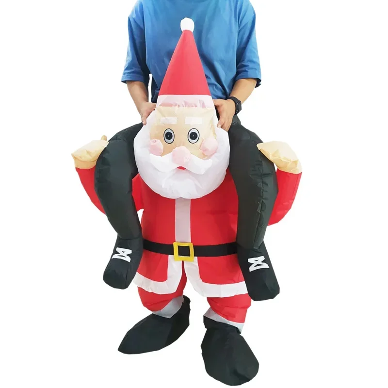 Horúci dospelý vianočný stromček Santa Claus Snowman nafukovacie kostýmy anime maskot párty cosplay kostýmy obleky pre muža žena K
