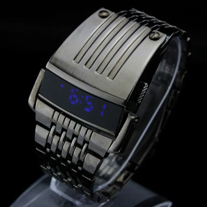 Horúci predaj 2023 reloj hombre módne vedené digitálne hodinky Men Milita