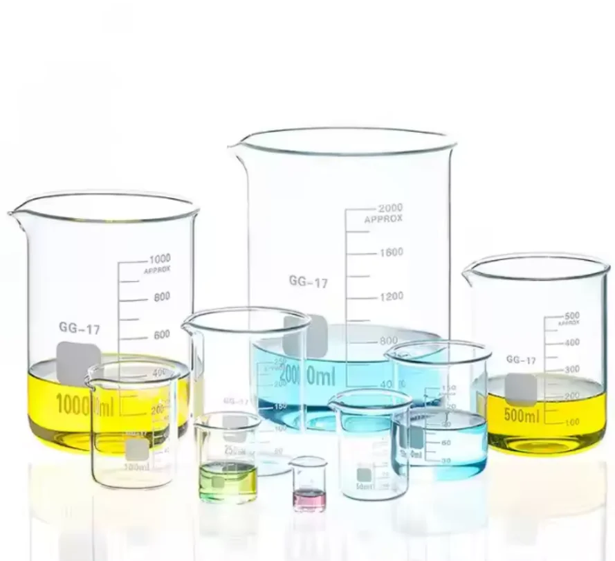 Horúci predaj 5000 ml laboratórne sklenené kadičky