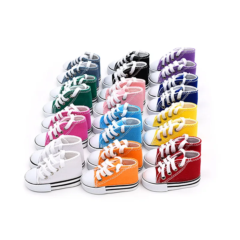 Horúci predaj 7,5 cm bábiky topánky pre 16-18 palcové unisex bábiky a novorodenecká bábika 43 cm a naša generácia Doll Clothessory doplnky