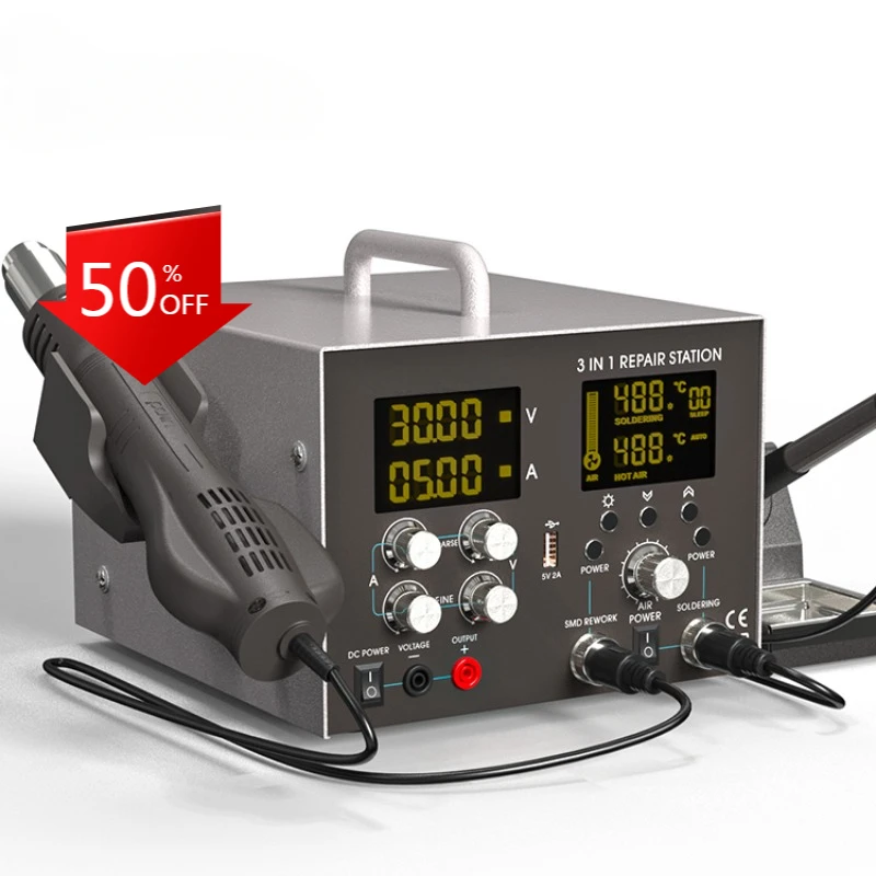 Horúci predaj Ba-9305L spájkovacia stanica Hot Air Gun Multifunkčná presná spájka BGA