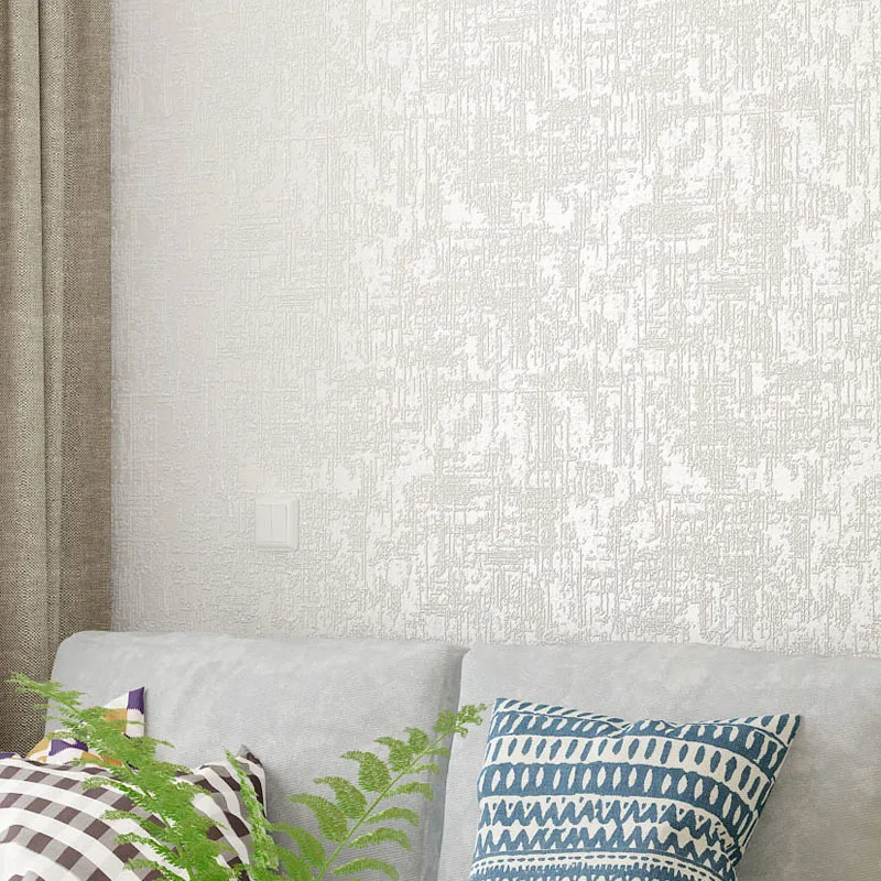Horúci predaj elegantná plná farba 3D tapety obývacia izba dekor moderné jednoduché netkané tapety vyrazené nástenné papierové rolky QZ051