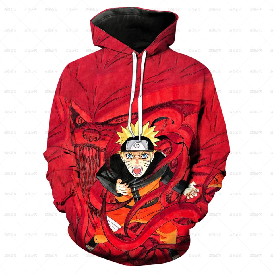 Horúci predaj New Anime Manga Naruto Cosplay Hoodie Men Ženy 3D mikiny mikiny Uzumaki Akatsuki Sasuke Kakashi Streetwear Tops