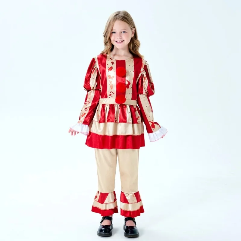 Horúci predaj vysokokvalitný film It Pennywise Clown Costyes for Children Halloween Carnival Cosplay Outfits