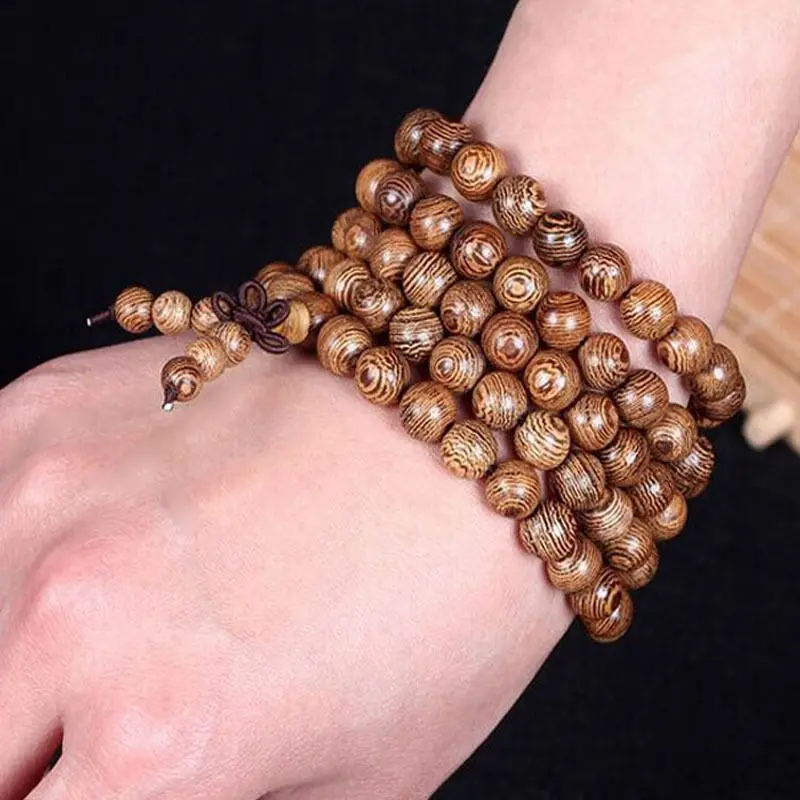 Horúci predaj Špeciálne korálky Wenge Bangle Jewelry Drevené ruže ruže ružej s náramkami modlitby korálky