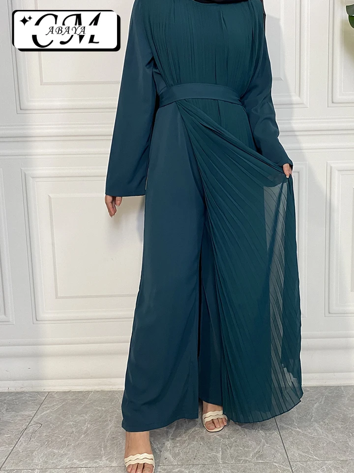 Horúci predajca Kaftan Ženy Moslimské súpravy nohavice sukňa Turecko abaya ramadan marocký kaftan pri príležitostiach zahalené oblečenie indické šaty