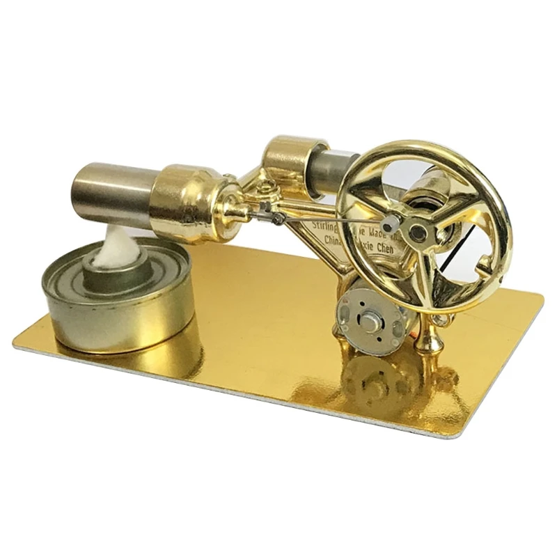 Horúcina Stirling Engine Experiment Model Generátor energie motor Motor Vzdelávacie fyzické parné napájanie hračiek Darčeky