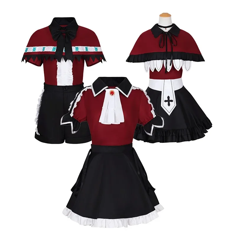 Hoshino Rubii Arima Kana Mem Cosplay Anime Oshi no Ko B-Komachi Stage Dress Party Halloween Party Ženy
