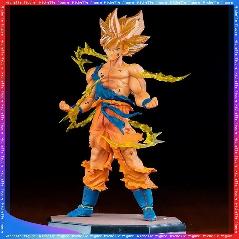 Hot Anime Dragon Ball Son Goku Super Saiyan Obrázok 17cm/6.69in Goku DBZ Akčný figúrku Darčeky Zberateľné figúrky pre deti