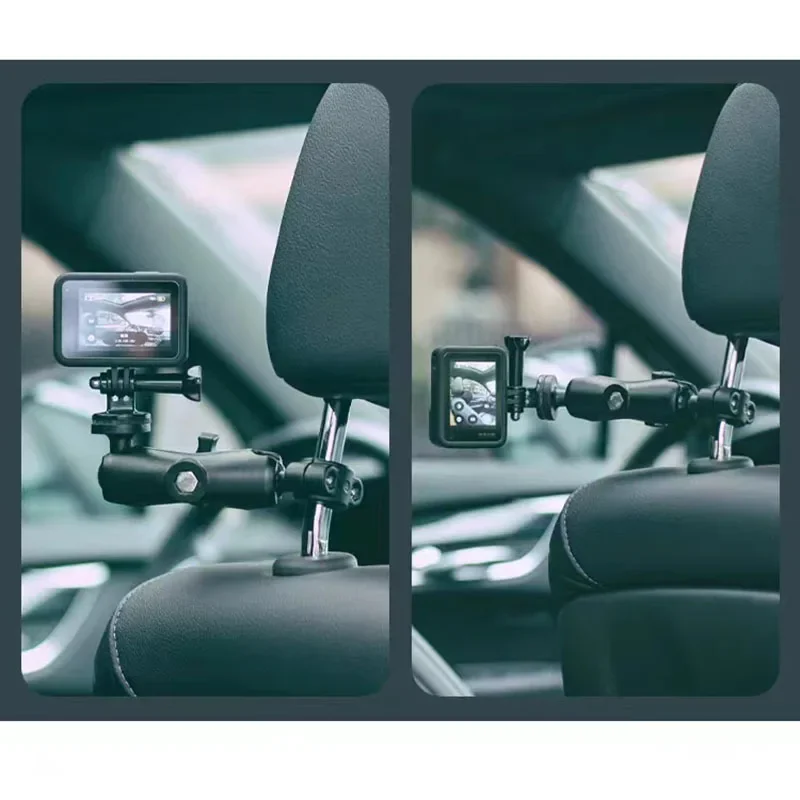 Hot Car Camera Mount Support Artikulované vankúšové klipové akcie CAM CRADLE pre držiteľ držiaka motocykly pre Go Pro Insta360
