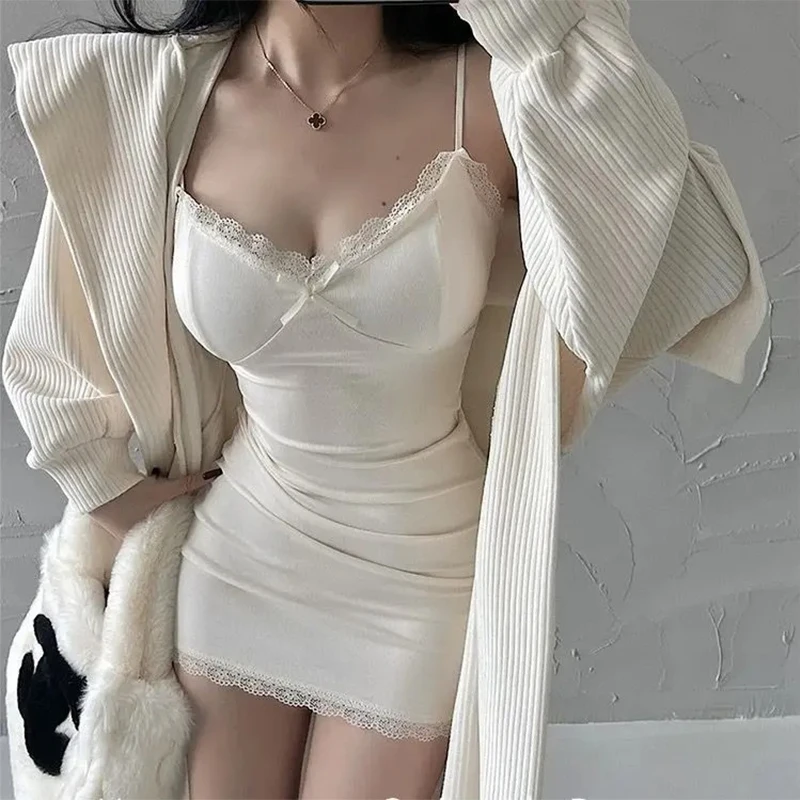 Hot Girl Lace Susender Dress for Women Jar a leto s prsia