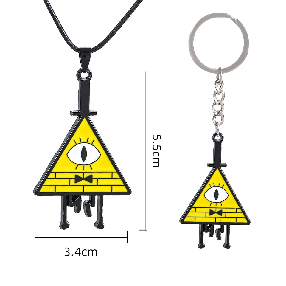 Hot Gravity Falls Cipher Keychain záhadné mesto Stanley Pines Dipper Mabel Prívesok náhrdelník Kospaly prop šperky príslušenstvo