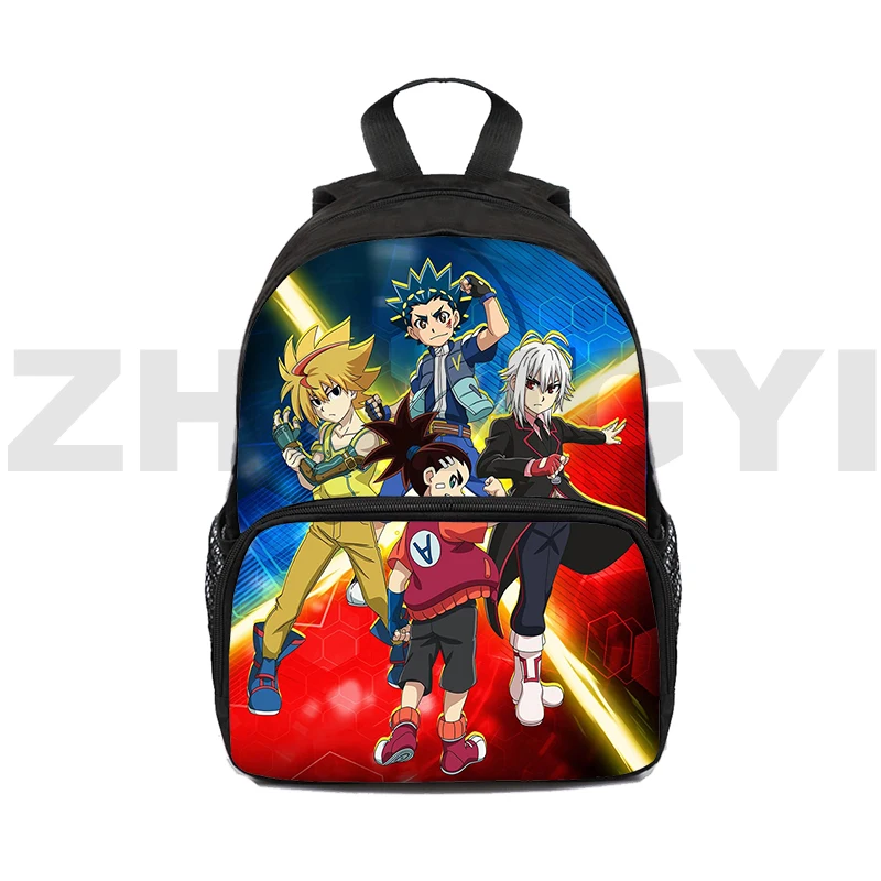 Hot Harajuku Beyblade Burst 3D batohy Vintage School Back Pack pre chlapcov