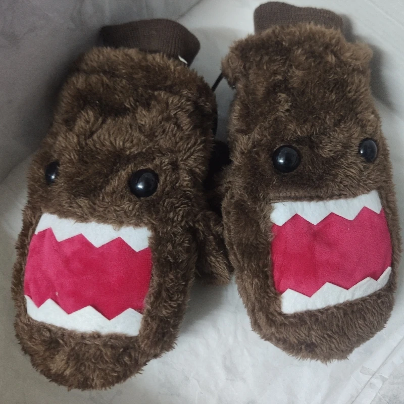Hot Kawaii Domo Kun Zimné a chladné odolné voči roztomilému karikatúre a anime postavy tovaru vonkajšie darčeky na zahusťovanie