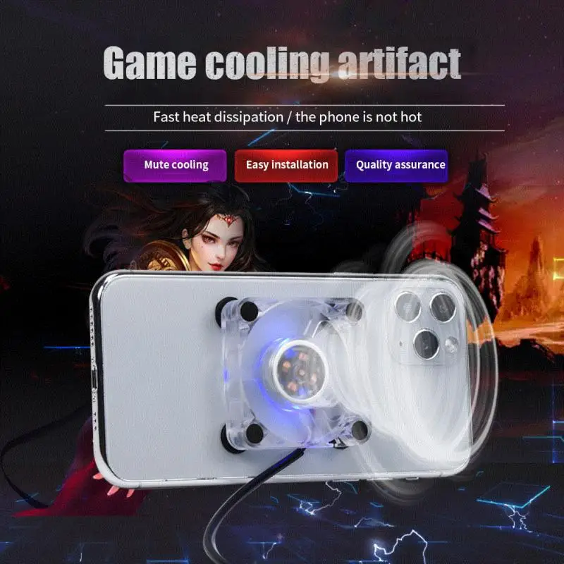 HOT MINI MOBIRNÝ CHLADOVANIE VENTICKÝ SILIKON SILICON SACTION CUP BOT USB Nabíjanie chladiaceho artefaktu pre iPhone Huawei Samsung Xiaomi