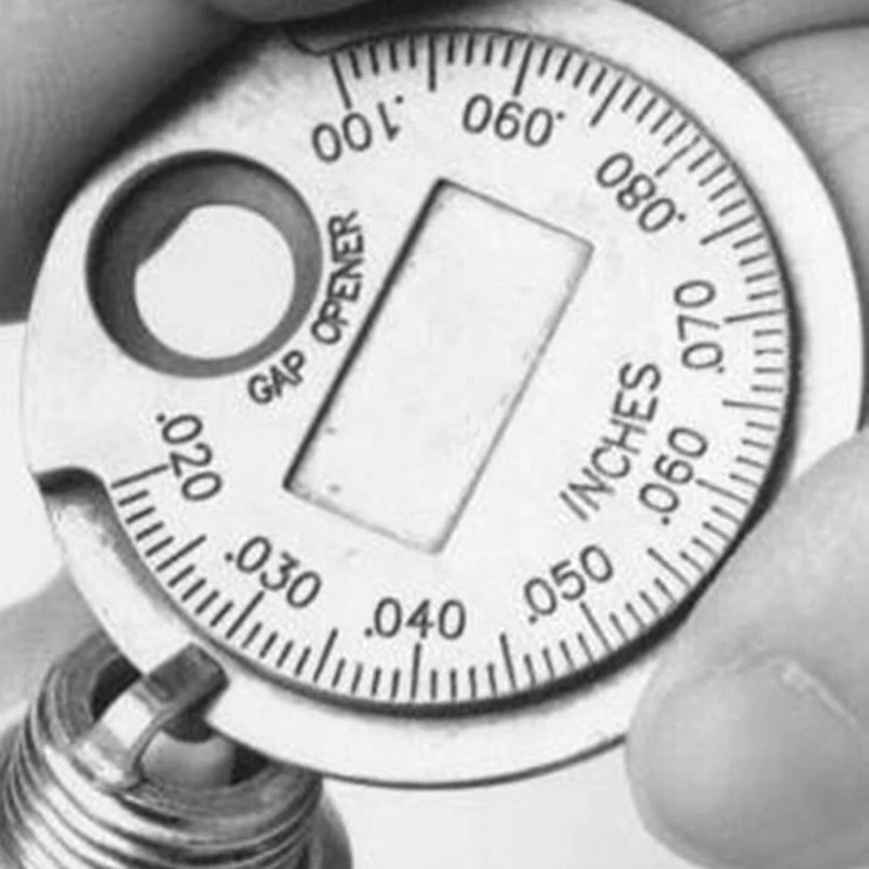 HOT PREDAJ 1PC COIN- Typ 0,6-2,4 mm GAPPORNOVÁ POSLOVAJÚCE Rozmer slova Rozsah náradia zapaľovacej sviečky GAGE ​​CALIBER