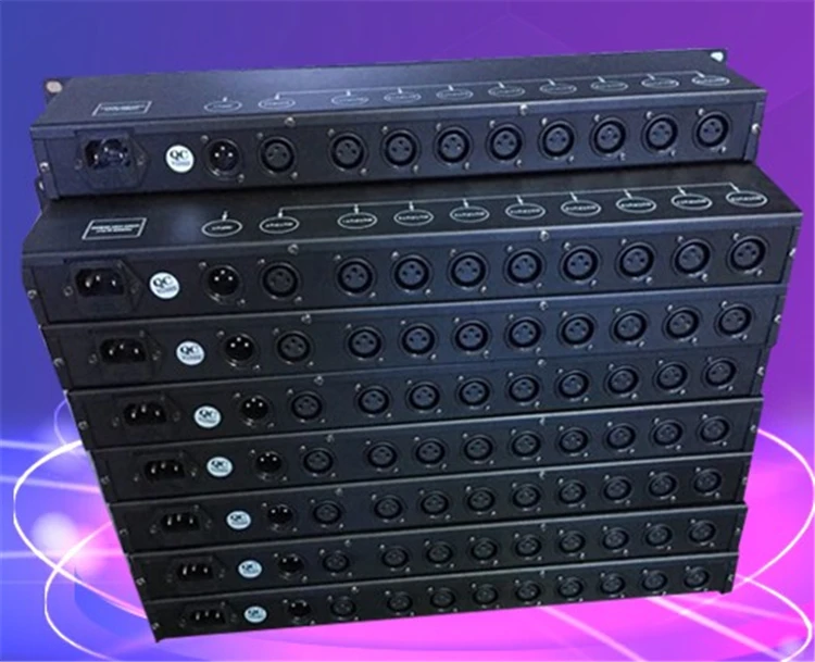 HOT PREDAJ 8 Cesta DMX512 SIGLE STAGE SVETLO Svetlo DMX512 Zosilňovač DMX DISTRIBUTOR DISTRIBUTOR STAVO