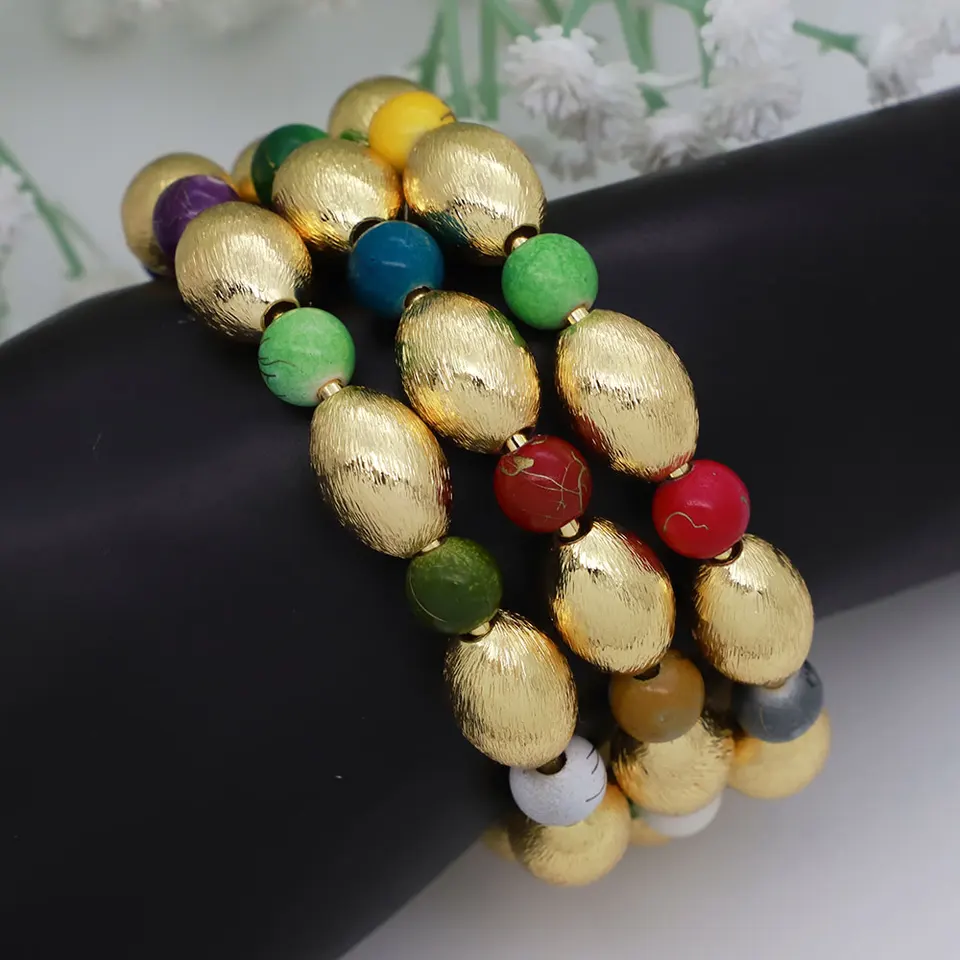 HOT PREDAJ KLASY TRICOLOR GOLDATED CUFF CUFF Women Luxury Party Party Places Doplnky zdarma Doprava vysoká kvalita
