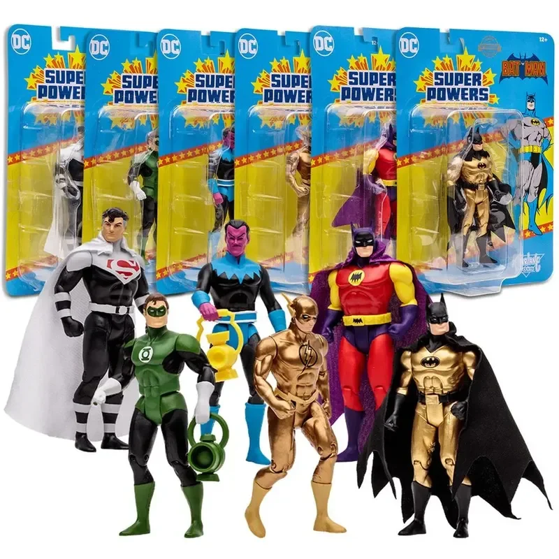HOT PREDAJ MCFARLANE DC 7 palcov Super Power Series Batman Blue Beetle Action Figure Hračky Zbierka Model pre dieťa vianočný darček