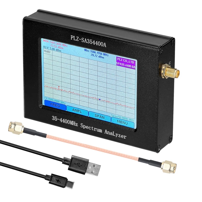 HOT PREDAJ PLZ-SA35-4400-A1 SPEKTRUM Analyzátor SPECTRUM SIGNALICE STRANGOVANIE STRÁNKA 35-4400MHZ Amplitúdová šírka pásma LCD Frekvencia pásma LCD