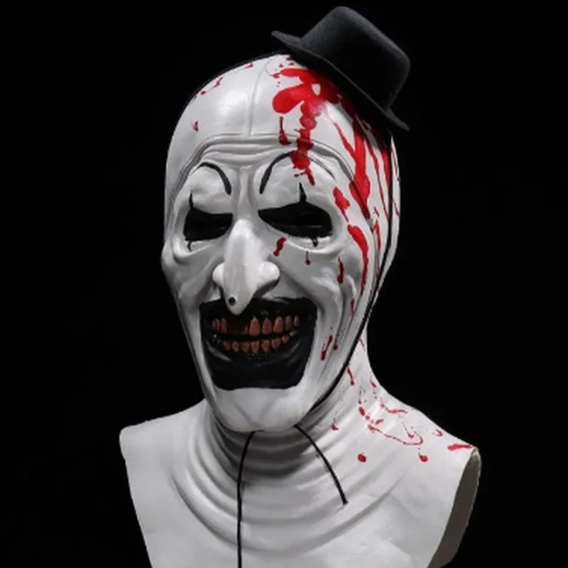 HOT PREDAJTERIÁR 3 Krv Strašidelná maska ​​Halloween Mask latex Soft -props Halloween Party dospelí