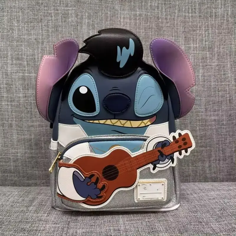 Hot Sell Disney Stitch Loungefly batoh karikatúry roztomilý vyšívaný dizajn batoh čerstvý a neformálny batoh pre dospelé deti darček