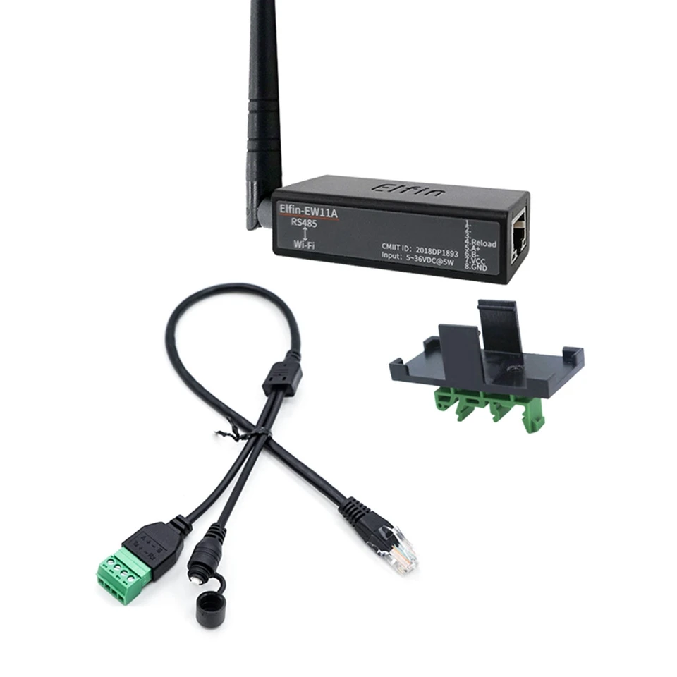 HOT-Serial Port RS485 do WiFi zariadenia Server Modul prenos údajov ELFIN-EW11A-0 Modbus Protokol prenos prostredníctvom WiFi