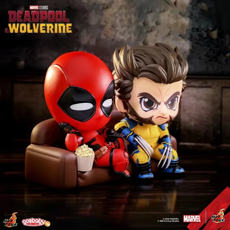 Hot Toys Deadpool a Wolverine (TVA Uniform Version) Cosbaby (S) Mini Collectible Figure Figure Marvel Collection Hray Holiday Gift