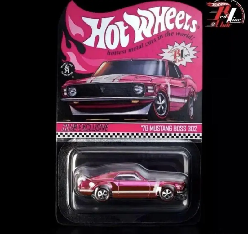 Hot Wheels 2020 RLC 1:64 70 Ford Mustang Boss 302 Zbierka Die Cast zliatiny zliatiny Model dekorácie darček