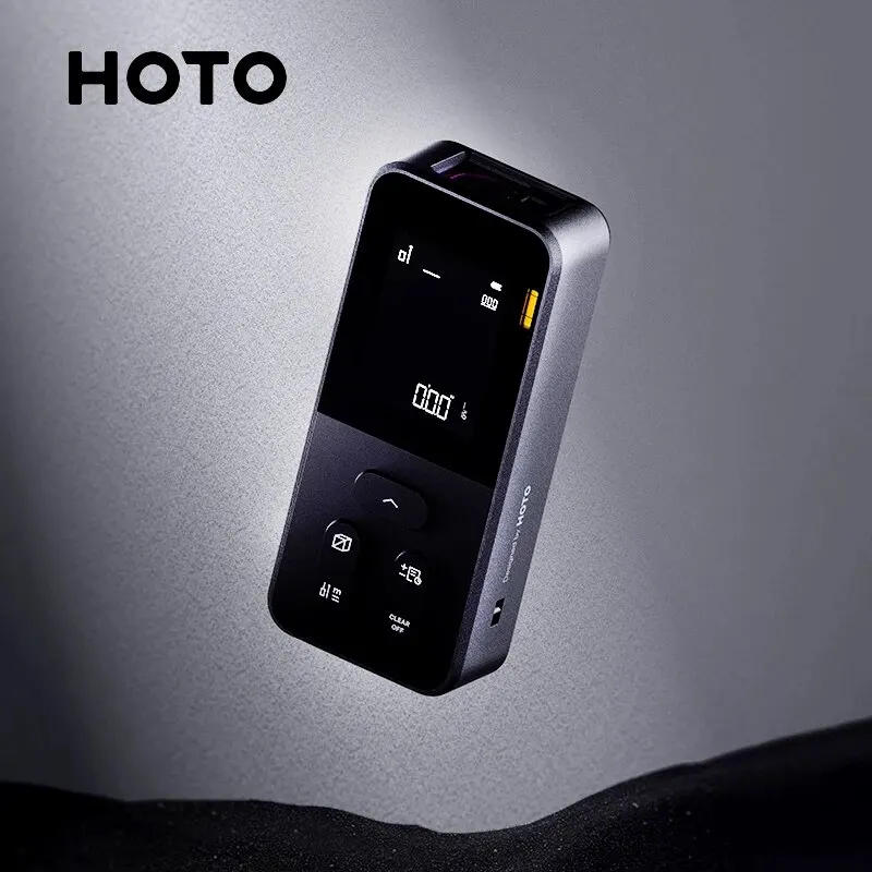 Hoto Laser Meral Eco 7 Modes laserová digitálna pásová diaľkomer meracia vzdialenosť 50 m 2 palcový HD Display Store 99 Dátové súbory