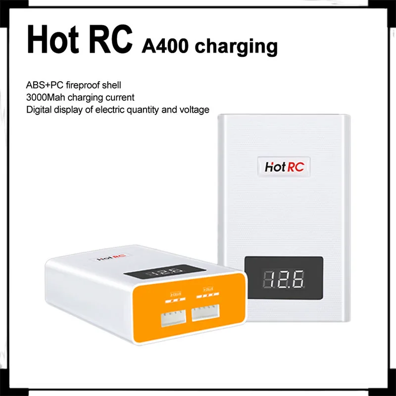 HoTRC A400 diaľkovo ovládaný model lietadla Lítium nabíjačky 4S 3S Simple Balance 11.1V/14,8 V rýchla nabíjačka