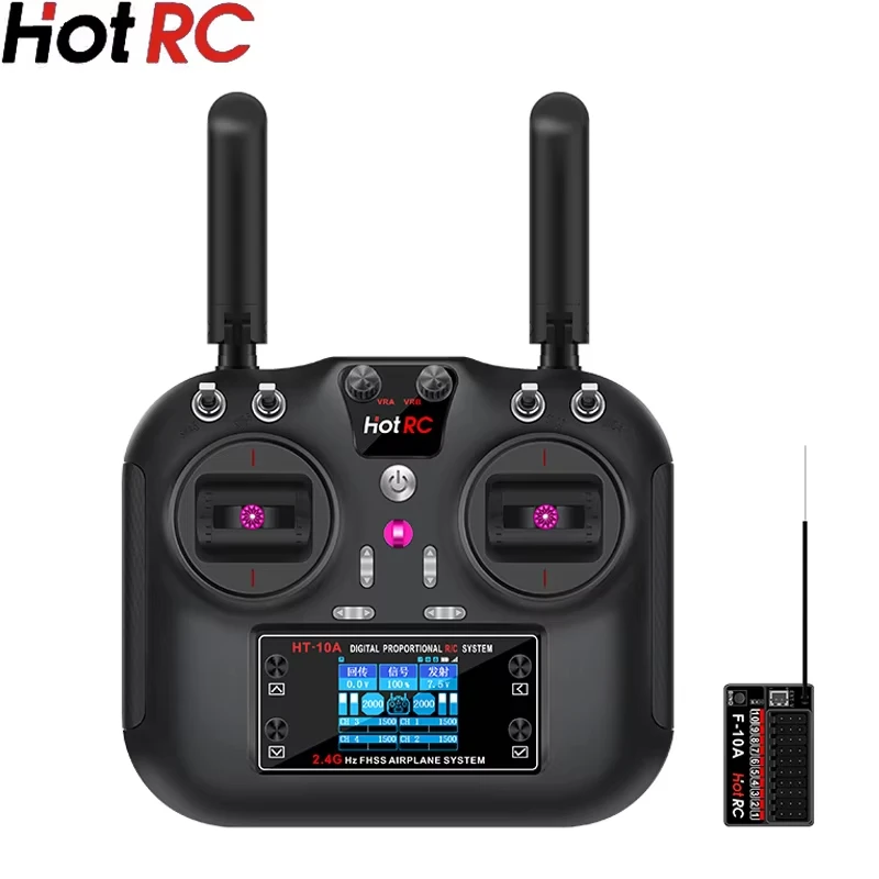 HoTRC HT-10A DESTA COLIFORNÁ SCRON DISTÁRNE OVLÁDANIE VLOŽENÉ NA DISTOČNÉ Ovládanie modelových lietadiel a automobilových modelov DRONE FPV