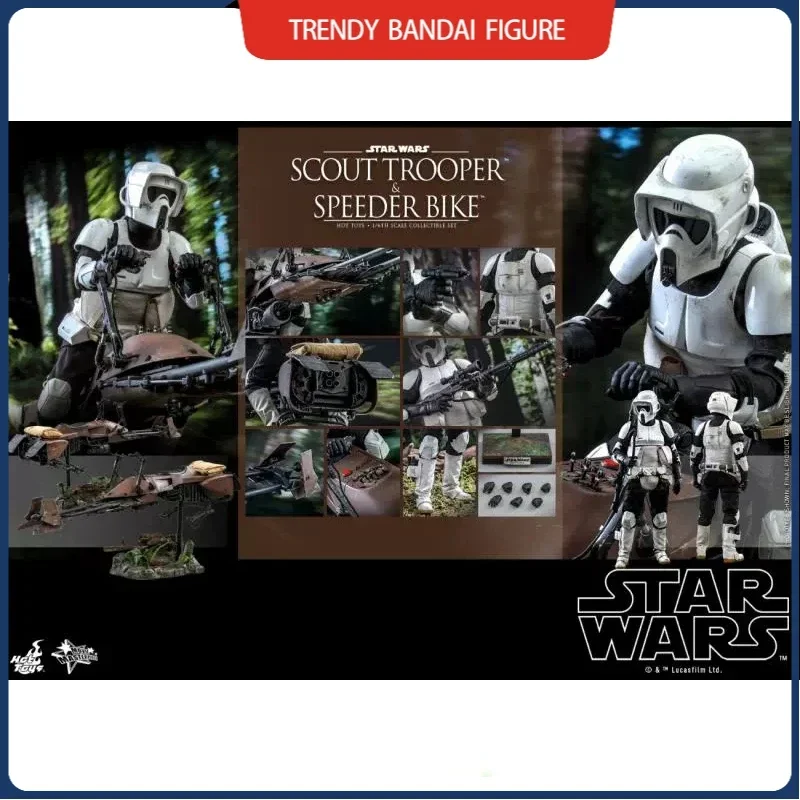 Hottoys Original 1/6 mms612 Star Wars 6 Scout & Speeder Bike Flying Motor Action Anime Model Model Collective Model Toy Toy