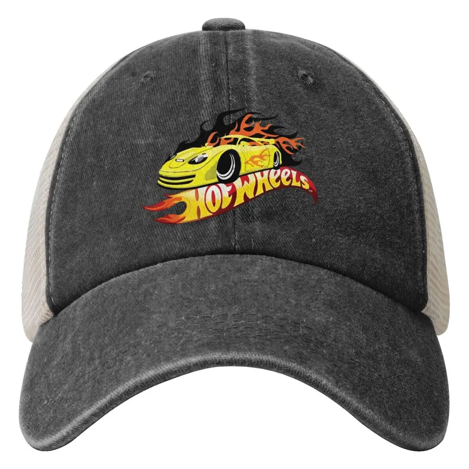 Hotwheels Cartoon Car Baseball Cap Cap American Men Ženy hip hopy klobúky Spring Ulicewear Outdoor Gym Sunscreen Snapback čiapka