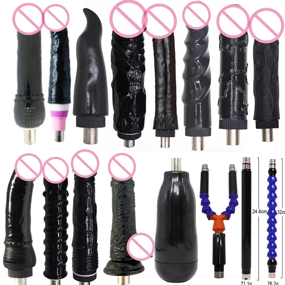 HOTX Vstupná úroveň sexuálny stroj A2/A1 Príloha Veľká čierna dildo 3xlr príslušenstvo BDSM sacie pohár Sex Products pre ženy pre muža