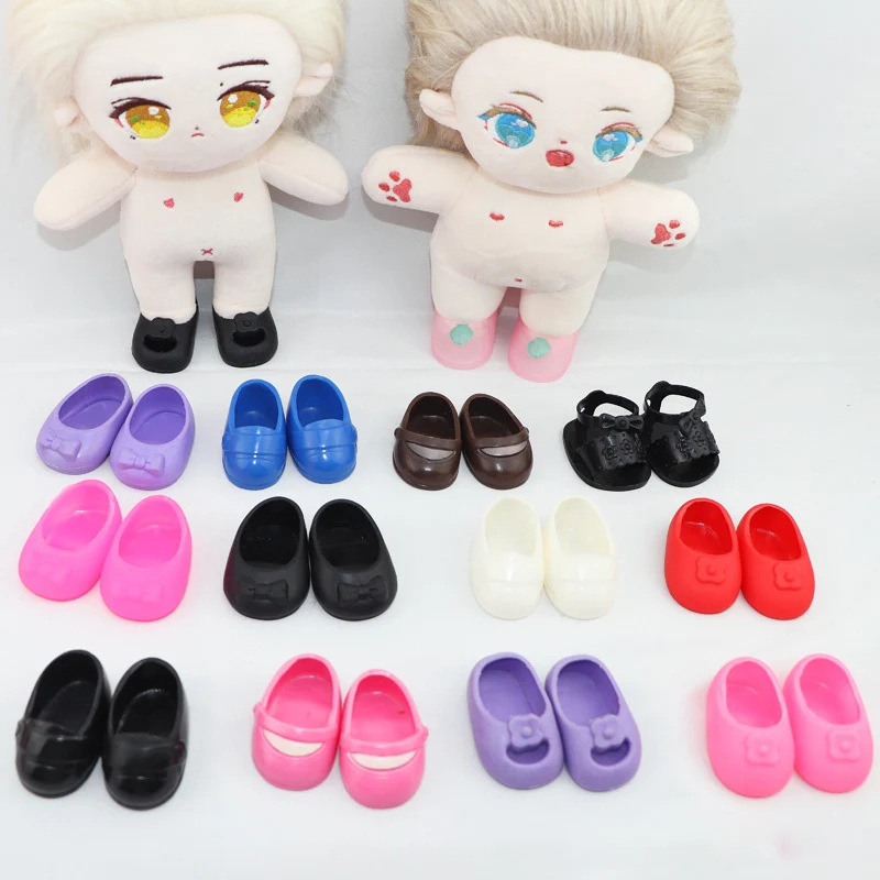 Houziwa 20cm Doll Adsessory Plush Doll Shoes Plastic