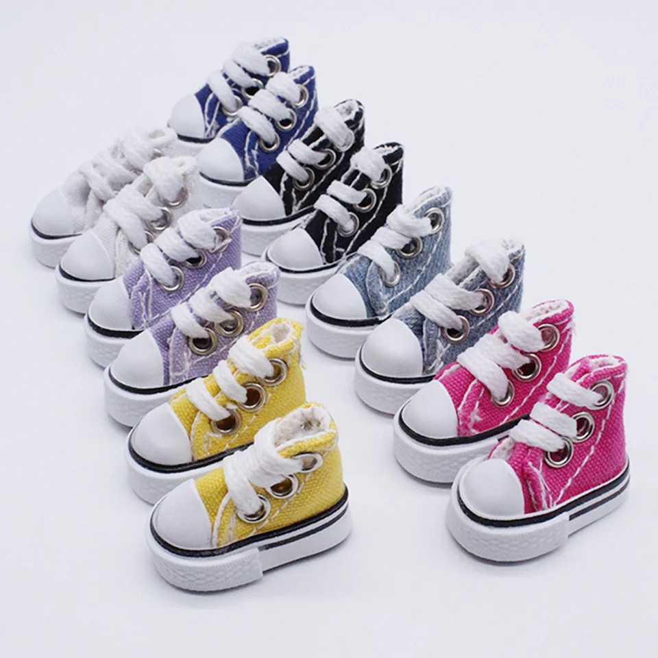 Houziwa Blyth topánky 3,5 cm plátno topánky pre bábiky BJD