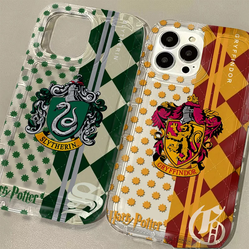 HP Magic Academy Badge Clear Case pre Samsung Galaxy S10 S20 S20 S21 S21 S22 S23 S24 Fe Ultra Plus 5G Airbag Shock odolný