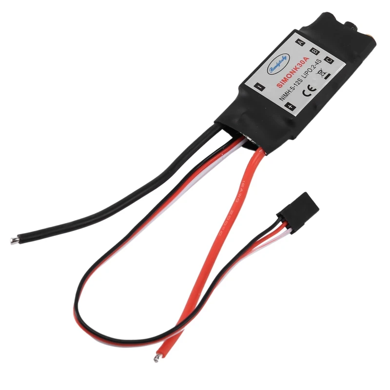 HP Simonk 30a ESC bez kefy bez rýchlosti Bec 2A pre QuadCopter F450 X525