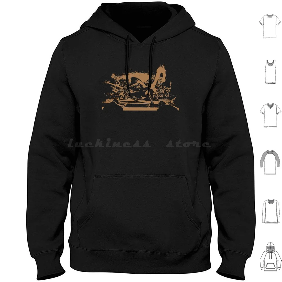 HQ Hoodie bavlna s dlhým rukávom Fantasy Sauron Ring Necromancer Minas Tirith Helm Wow Empire Rohan Orks Goblin Goblins