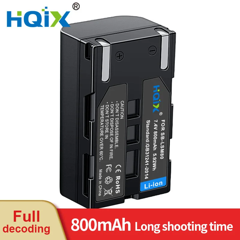 HQIX pre Samsung SC-D263 D353 D362 D363 D364 D365 D366 D453 D455 D963 DC163 DC165 VM-DC160 DC560 nabíjačka SB-LSM80