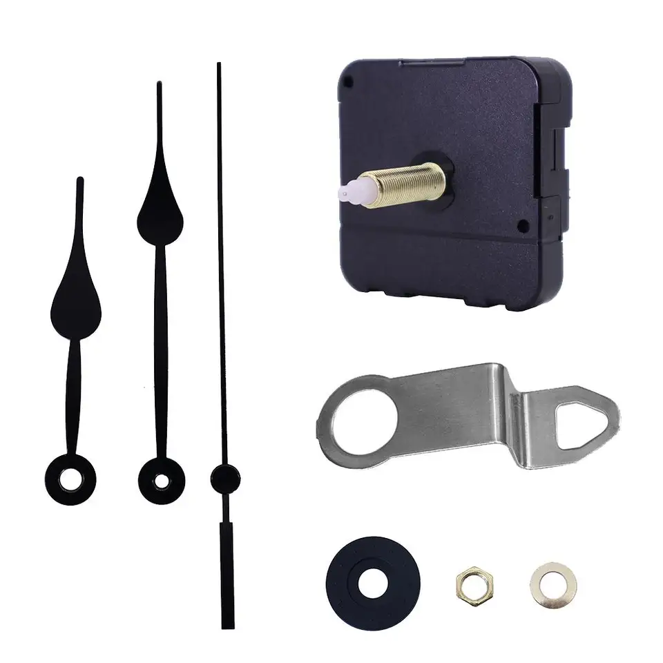 HR1688-31 Mechanizmus pohybu hodín s hodinami 71/94/109 mm pre nástenné hodiny DIY (1,/31 mm dĺžka hriadeľa)