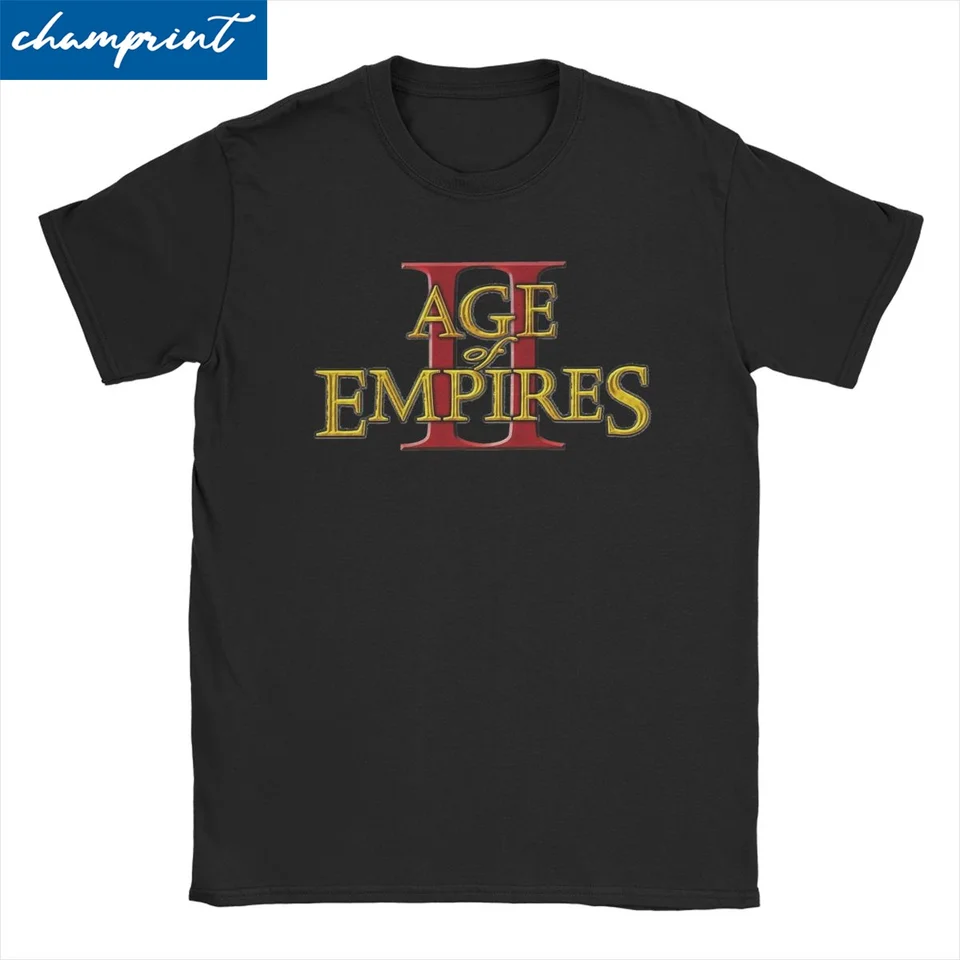 Hra 1999 Tričká pre mužov Ženy Age of Empires Kreatívne čisté bavlnené odpaliská okrúhle krk s krátkym rukávom tričko plus topy veľkosti