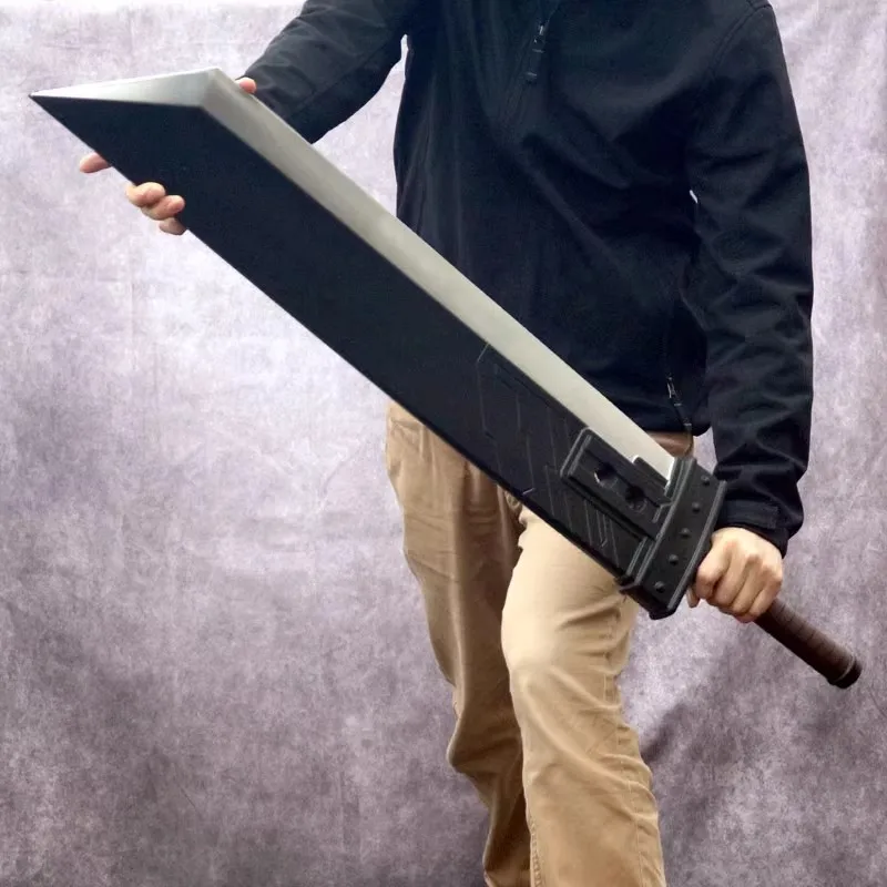 Hra 7 vii 108cm Zack Fair Sword Weapon Weapon Cloud Strav Buster Sword Cosplay 1: 1 Remake Game Remake Nožový nôž Bezpečnosť