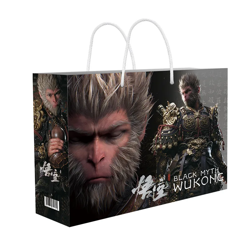 Hra Anime Black Myth: Wukong Lucky Gift Bag Collection Collection Hray s pohľadnicami Plagáty odznak Stiakry záložky Rukárice darček