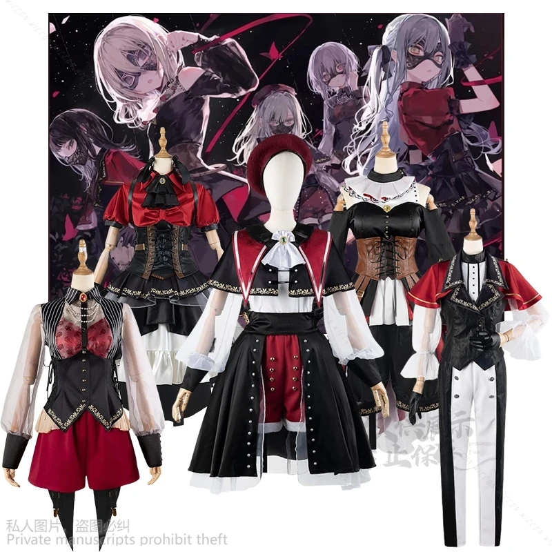 Hra Bang Dream! Ave mujica yutenji nyamu misumi uika yahata umiri wakaba mutsumi togawa sakiko cosplay kostým ženy lolita cos cos cos cos cos cos cos cos cos cos cos cos cos cos cos cos