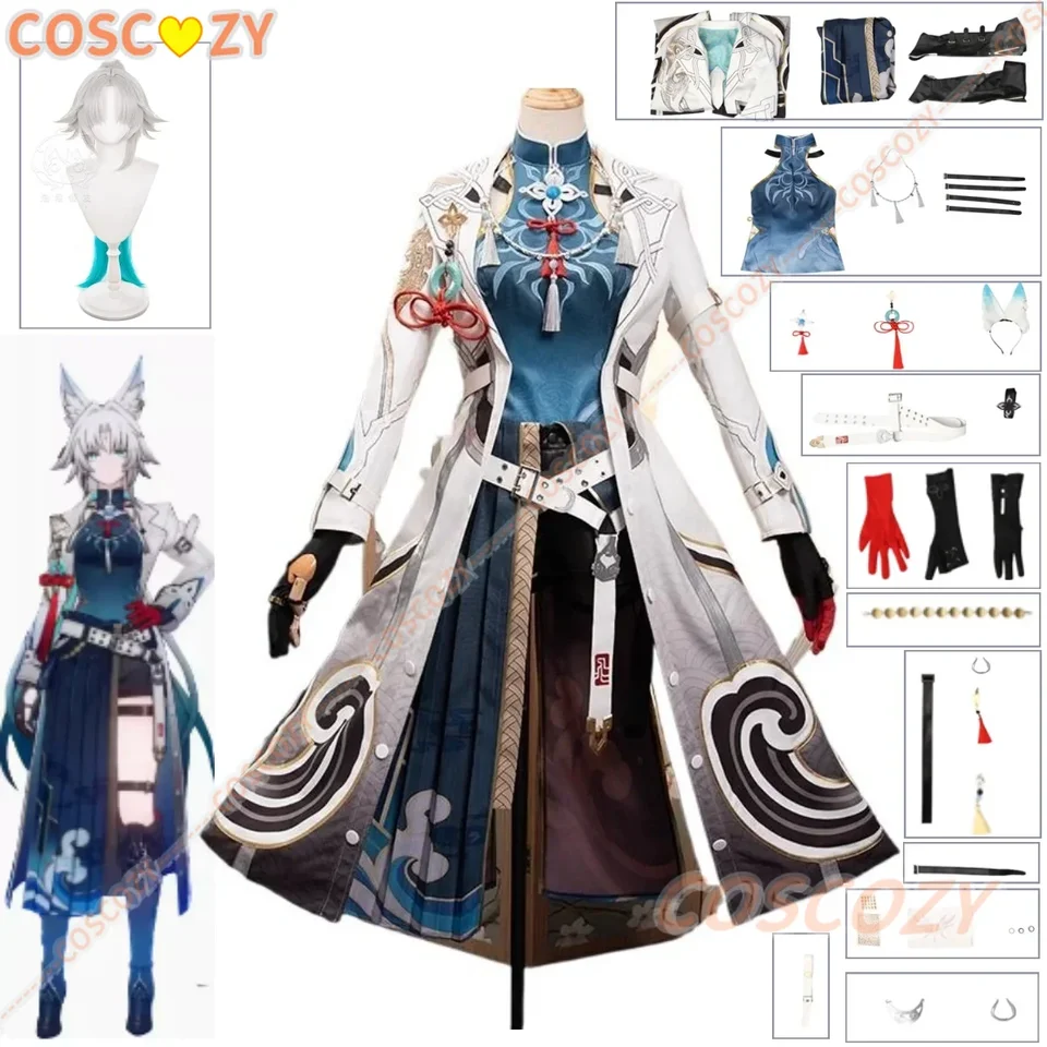 Hra Feixiao Cosplay Game Honkai Star Rail Feixiao Cosplay kostým parochne Game Road Play Carnival Party Comic Con Animation Prop Suits