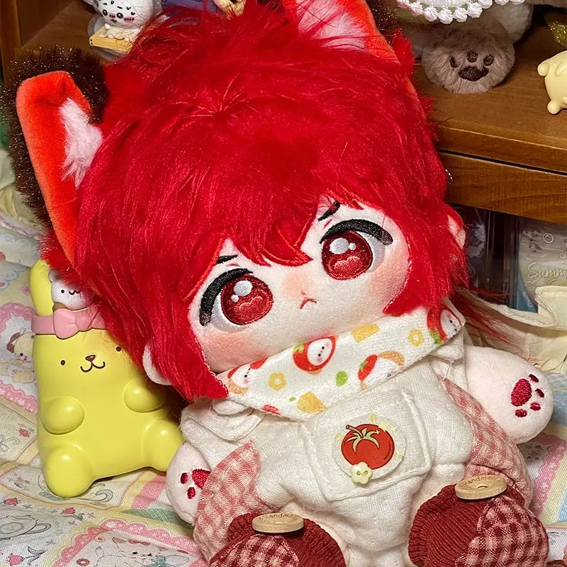 Hra Genshin dopad zriedeného roztomilého zvieracích uší cosplay 20 cm mäkké telo šaty na bavlnené vankúš